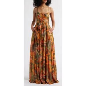 Sani Leela Metallic Gown Sani - NWOT - Medium - Flawed